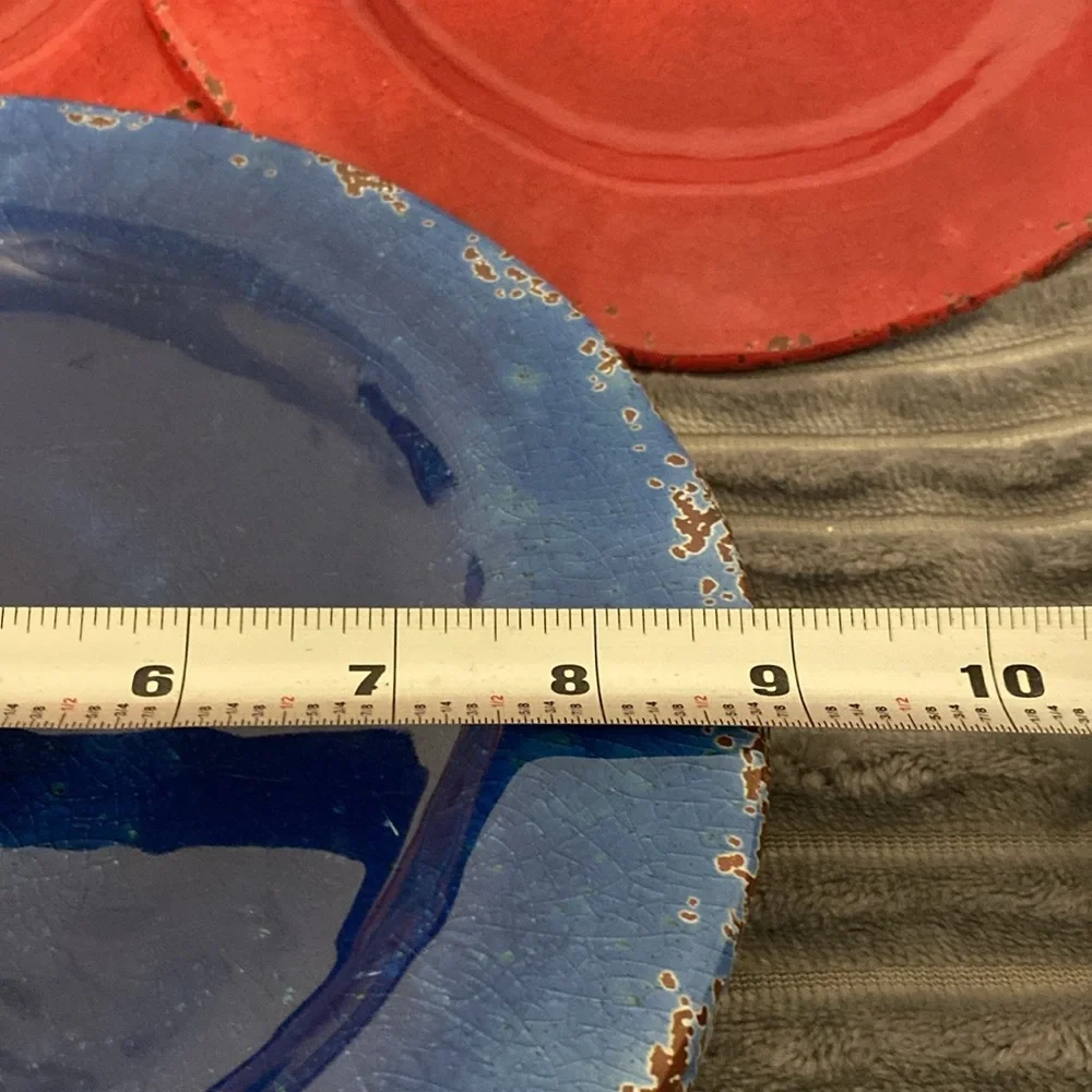 Pier 1 Imports Blue Melamine Plate
